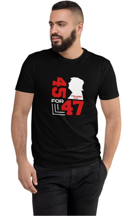 45 for 47" T-Shirt (Silhouette)